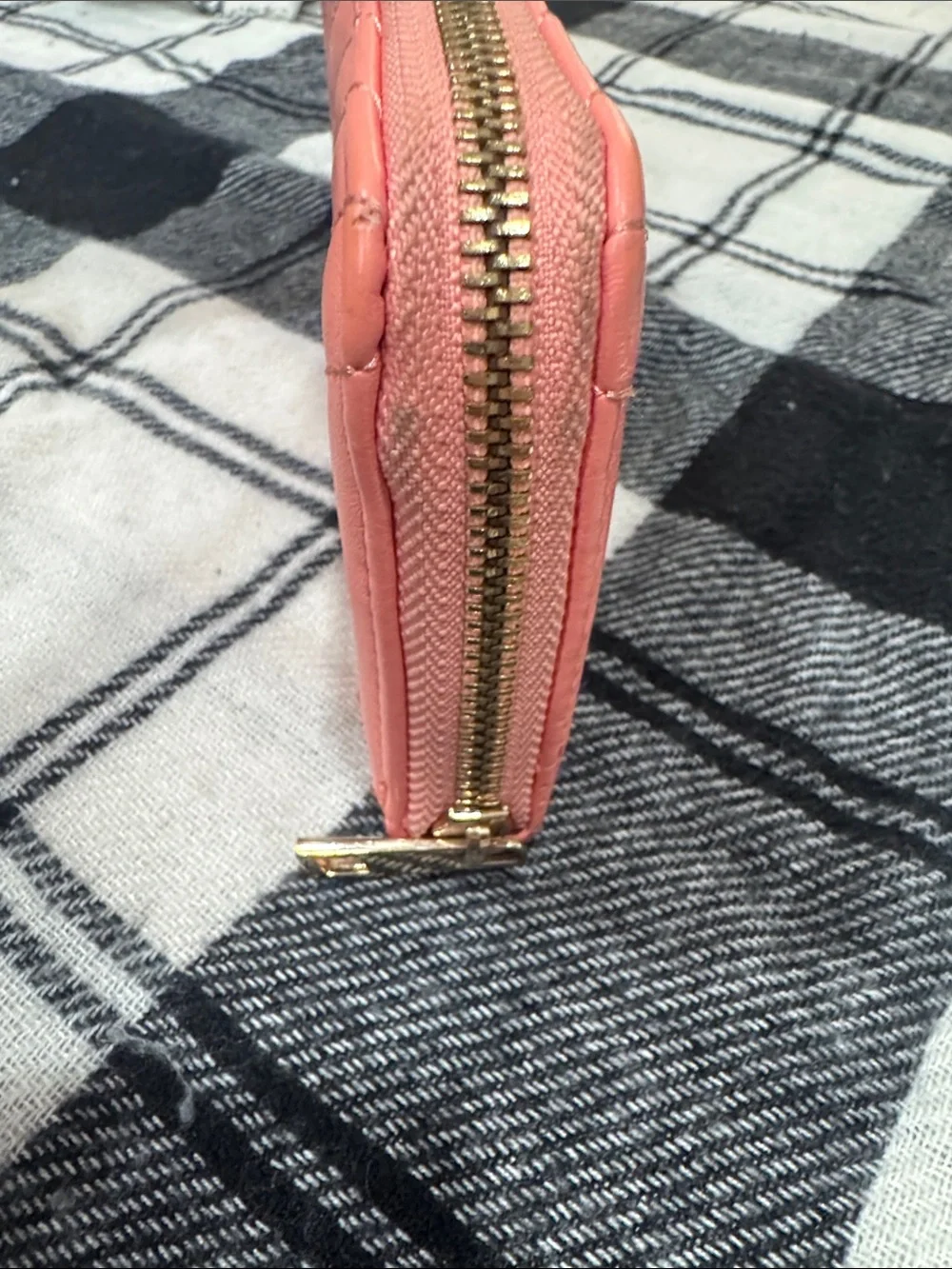 a new day Quilted Zip Wallet - Coral